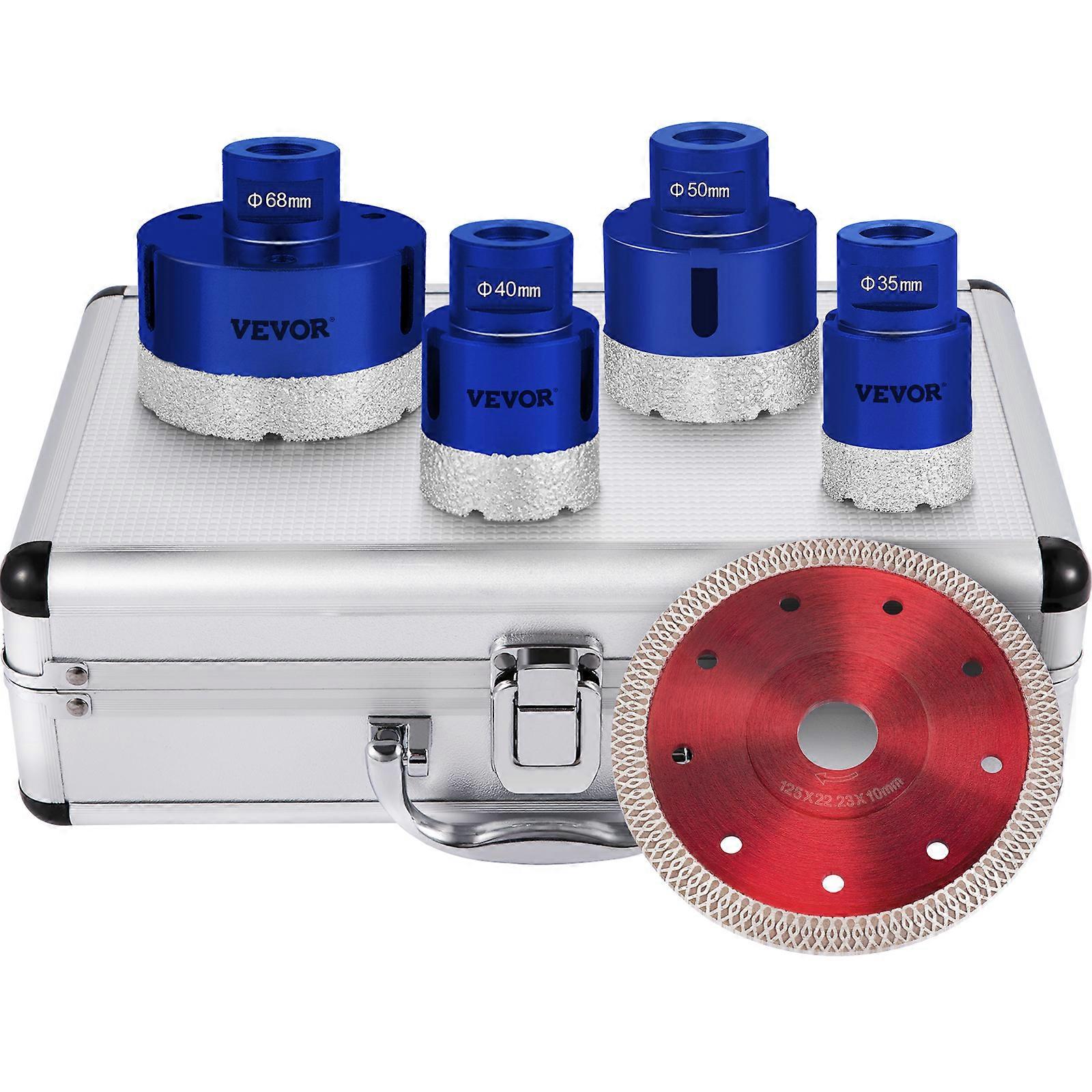 4st diamanthål såg borr set