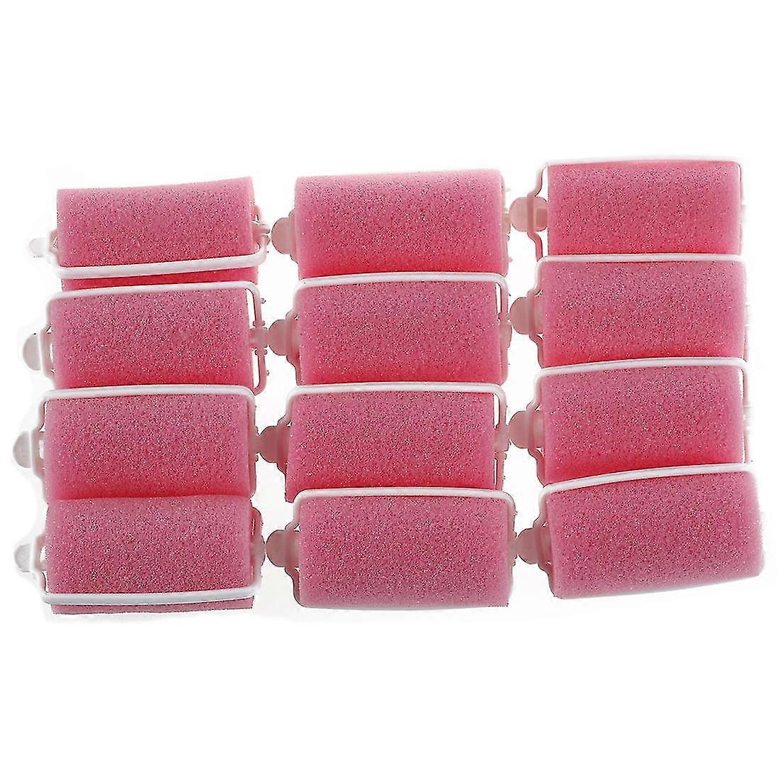 12 Pcs Sponge Foam Cushion Hair Styling Rollers Curlers Tools