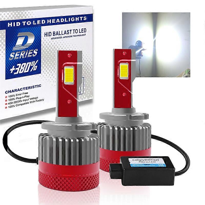 2PCS Autolicht D1S D4S D2S LED Canbus Scheinwerfer D3S D1R D2R D3R D4R D5S D8S Glühbirne 70W 32000LM Kit zum Ersetzen von HID-Konvertierungslampen