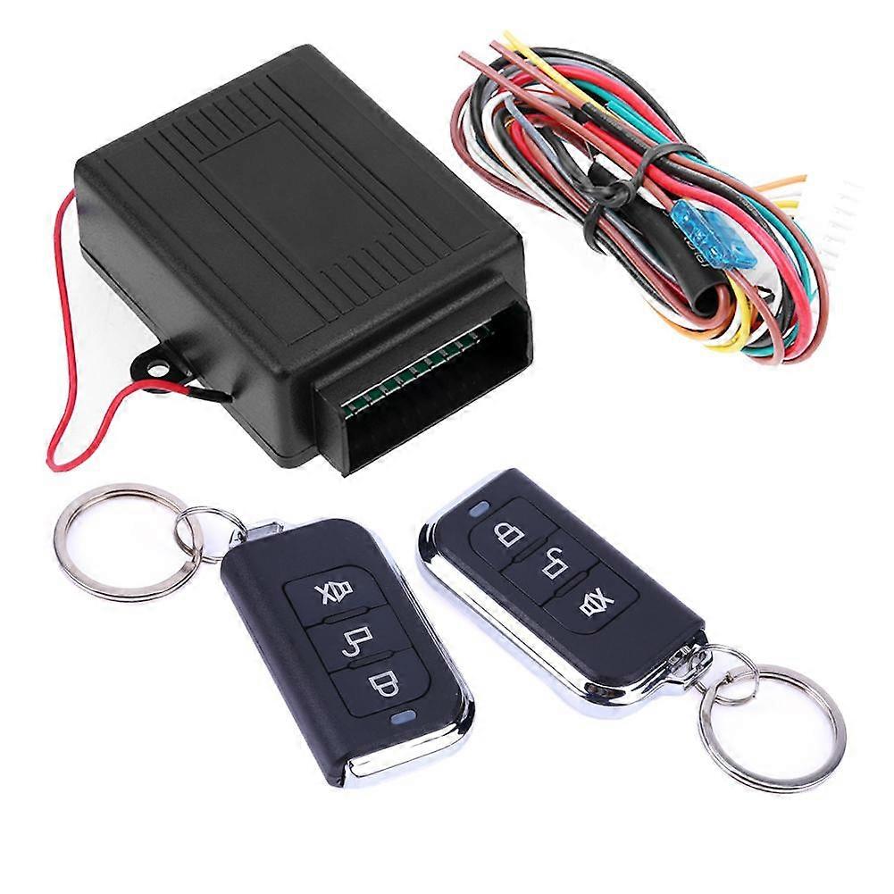 DIY Universal Centralized Lock Keyless Entry System Central Locking Car Alarm Accessories Door Windows Remote Control Trunk Key