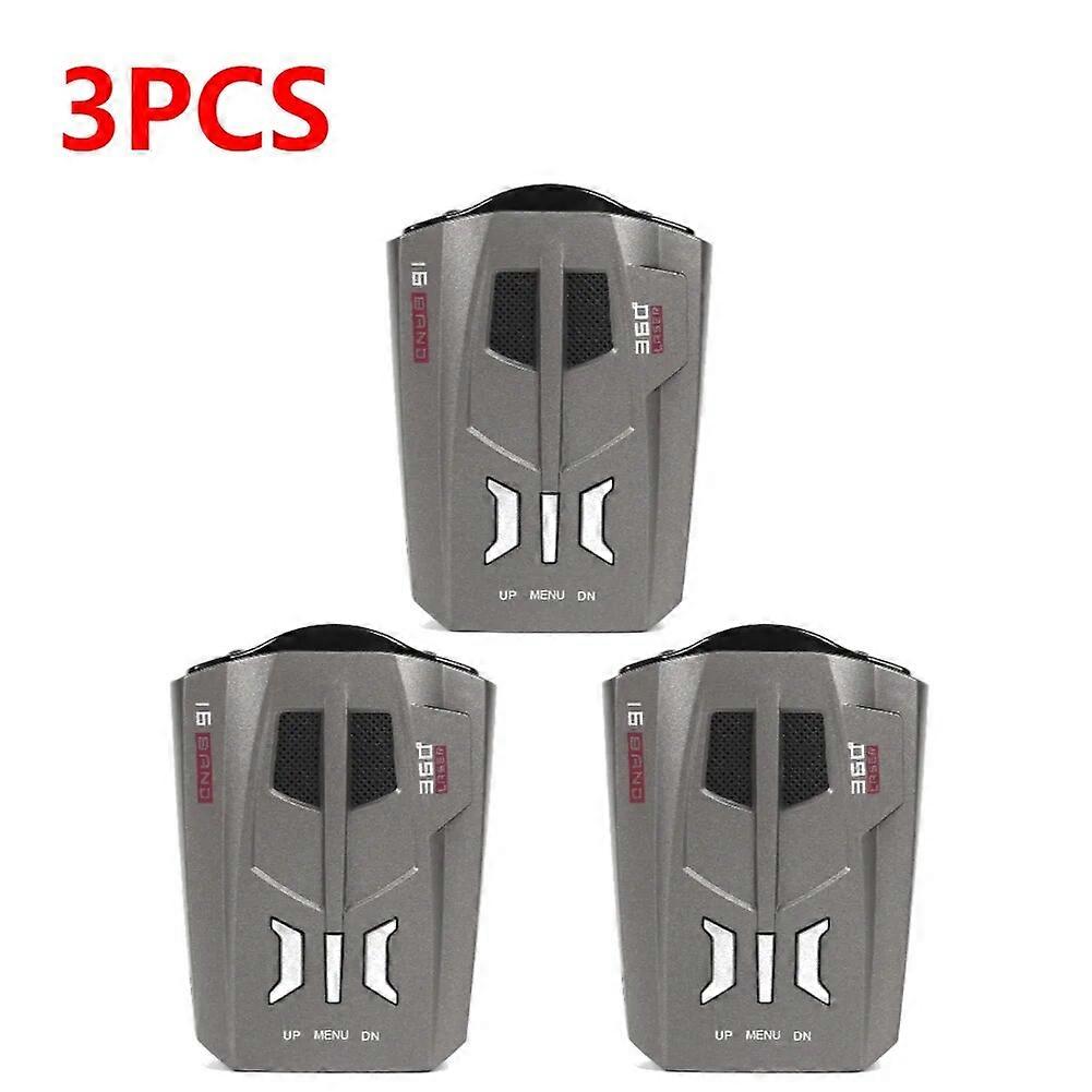 1-3PCS V9 Car Radar Detector Vehicle Speed Control Voice Alert Warning English Russian Warning Speed Control X K Ka Ban