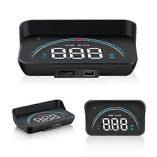 HUD Head Up Display Car OBD2 OBD Overspeed Warning System Speedometer Projector
