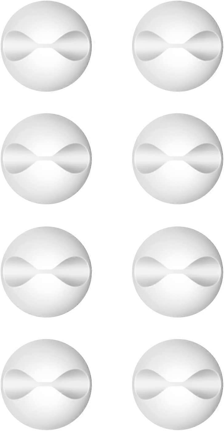 8 Pack Cable Clips, Cord Organizer Cable Management, Self Adhesive Wire Holder System, Multipurpose Wire Clips