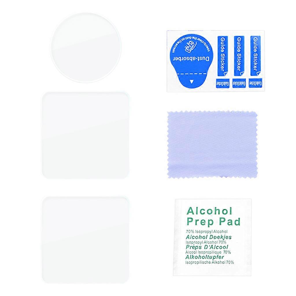 3-Pack Screen Protector Tempered Glass Film for Action 2 Camera Screen Lens