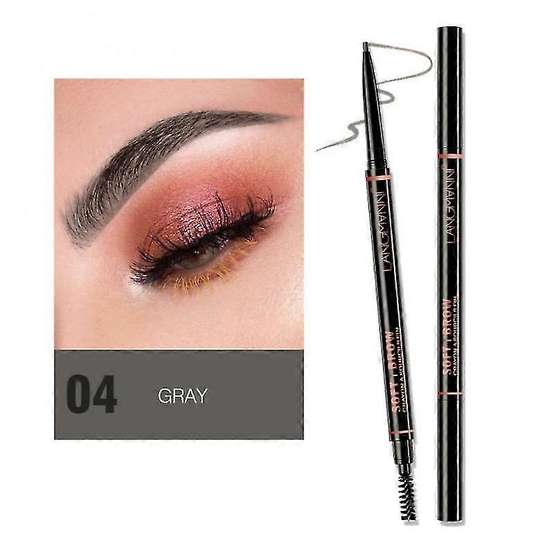 4 Color Double-head Automatic Rotating Eyebrow Pencil