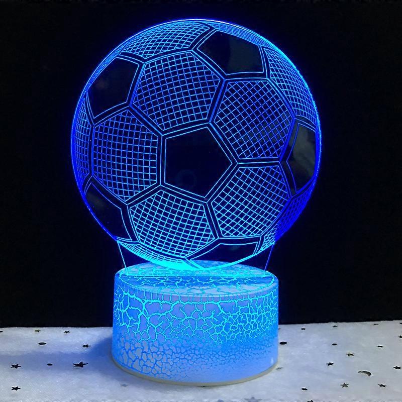 3D Surf Night Light - 16 Color Changing LED Lamp With Remote, USB Power, Touch Control