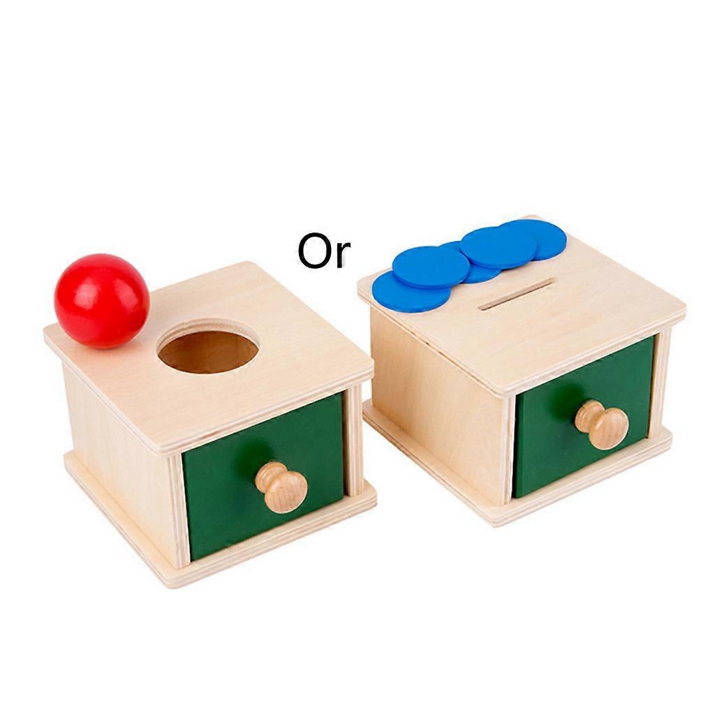 Shape Color Sorting Coin Box Toy Early Learning Sensory Puzzle Classroom Supply