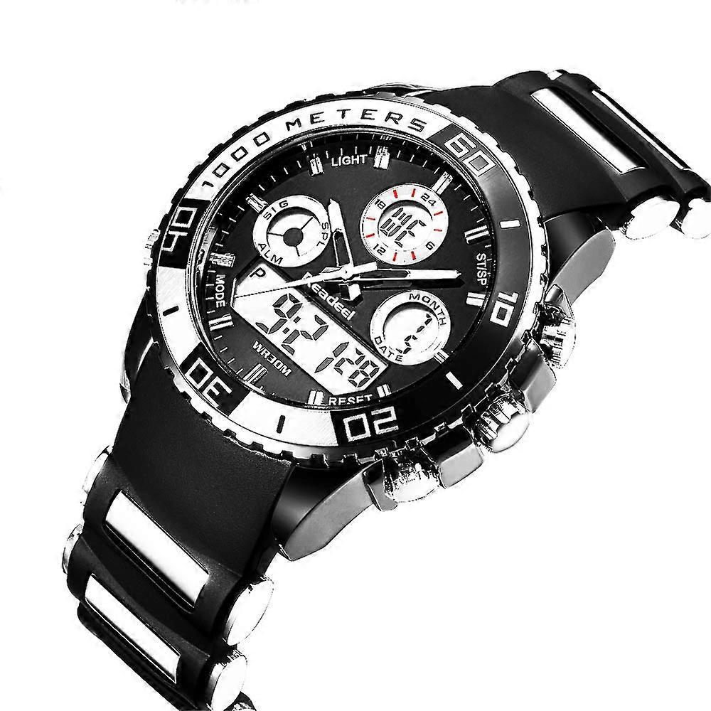 Readeel brand men sports watches time zone man fashion watch