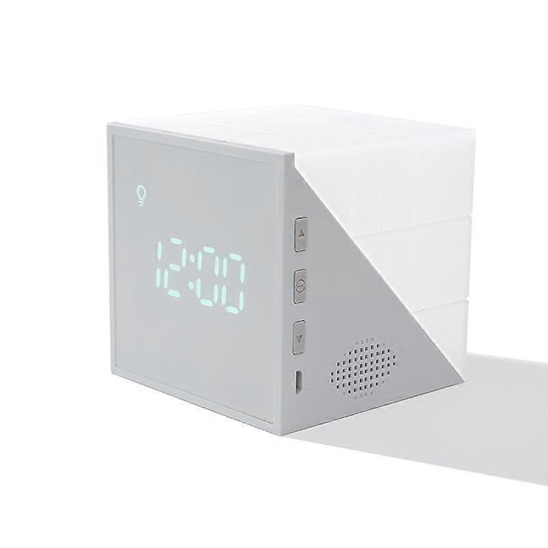 Creative Cube Children's Alarm Clock with Snooze Function - Fun and Functional Sleep Trainer for Kids