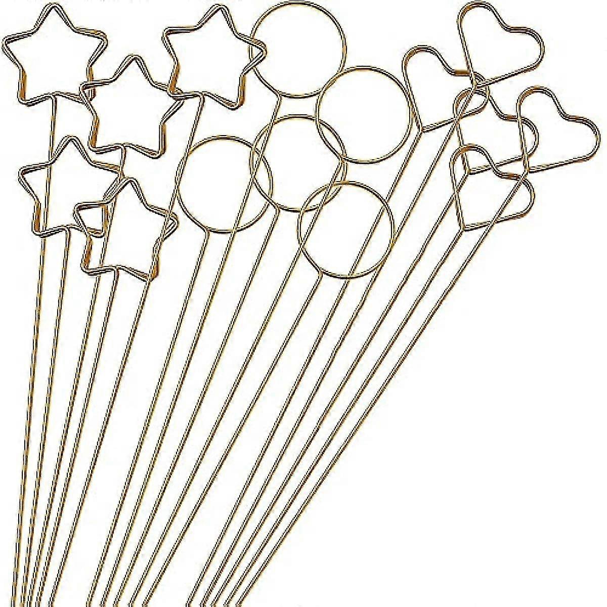 30pcs Metalldraht Blumen Platz Kartenhalter