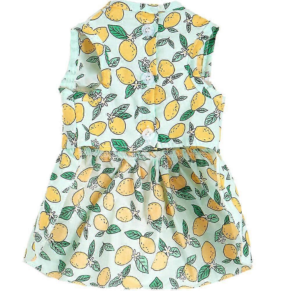 夏の犬のドレス子犬の服ドギーサンドレスペットベスト猫のアパレル