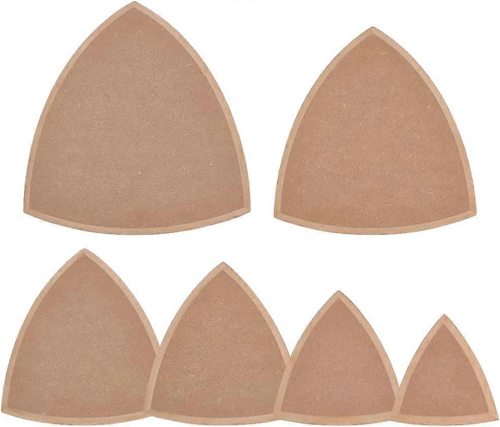 6Pcs Pottery Tools 6 Size Triangle Ceramic Molds Slump Pottery Plate Forming Tools Ceramic Bowl Tools for Dish Plate Handbuilding DIY
