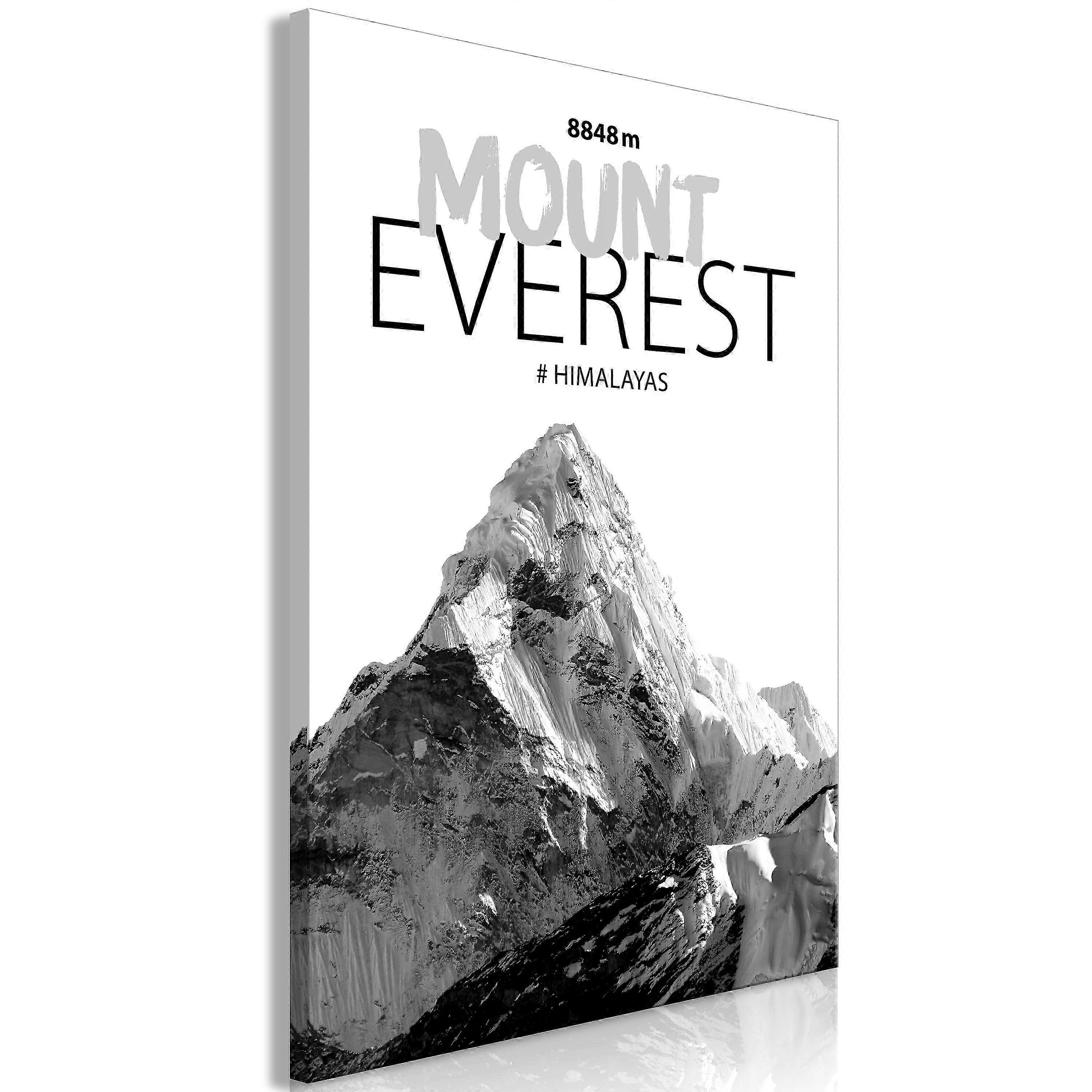 Leinwandbild - Mount Everest (1 Teil) Hochformat