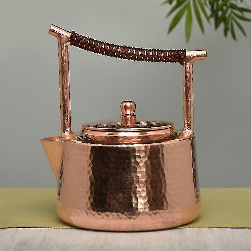 copper teapot kettle chinese purple pots pure thick