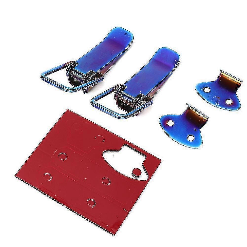 Universal Car Truck Hook Lock Clip Quick Release Small Blue