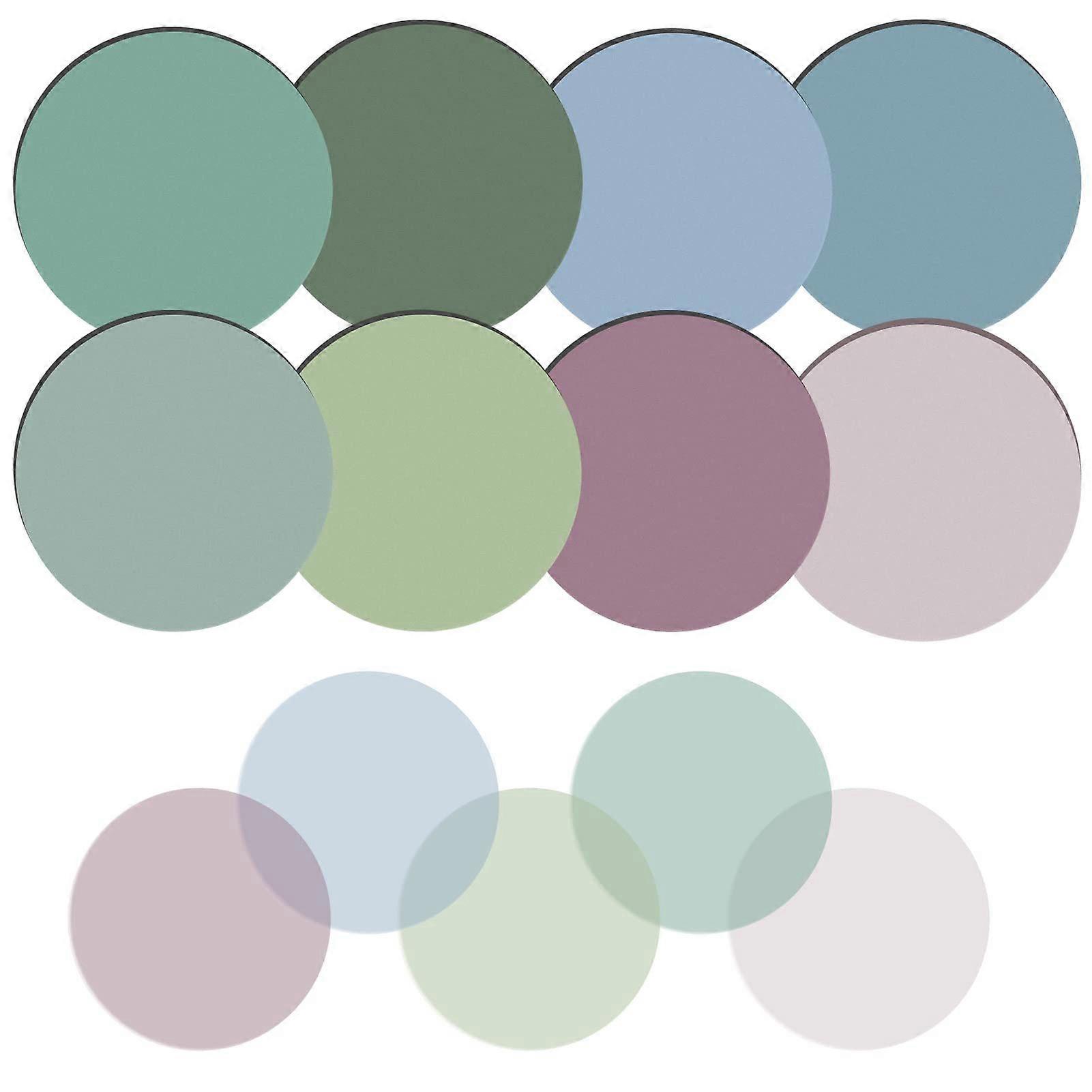 400 Sheets Transparent Sticky Notes, Round Tabs for Annotating