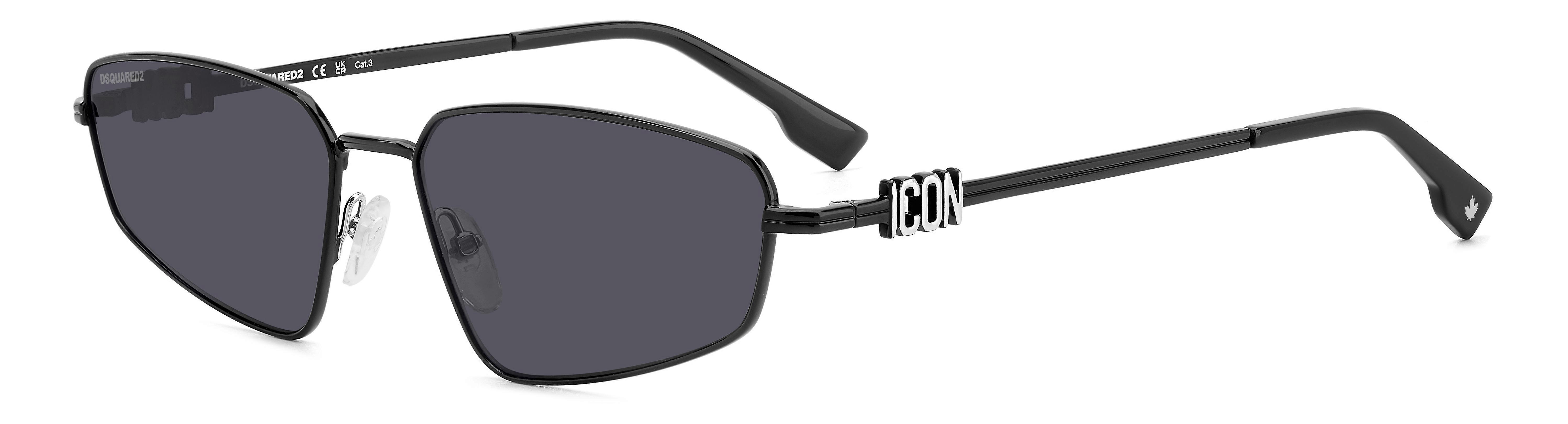 Sunglasses DSQUARED2 ICON 0015/S 807 BLACK 60/16/145 MAN