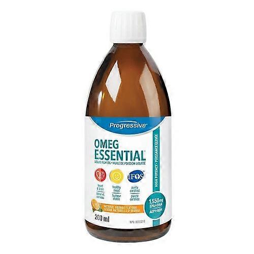 Progressive Omegessential Liquid Orange, 200 Ml (Pack of 2)