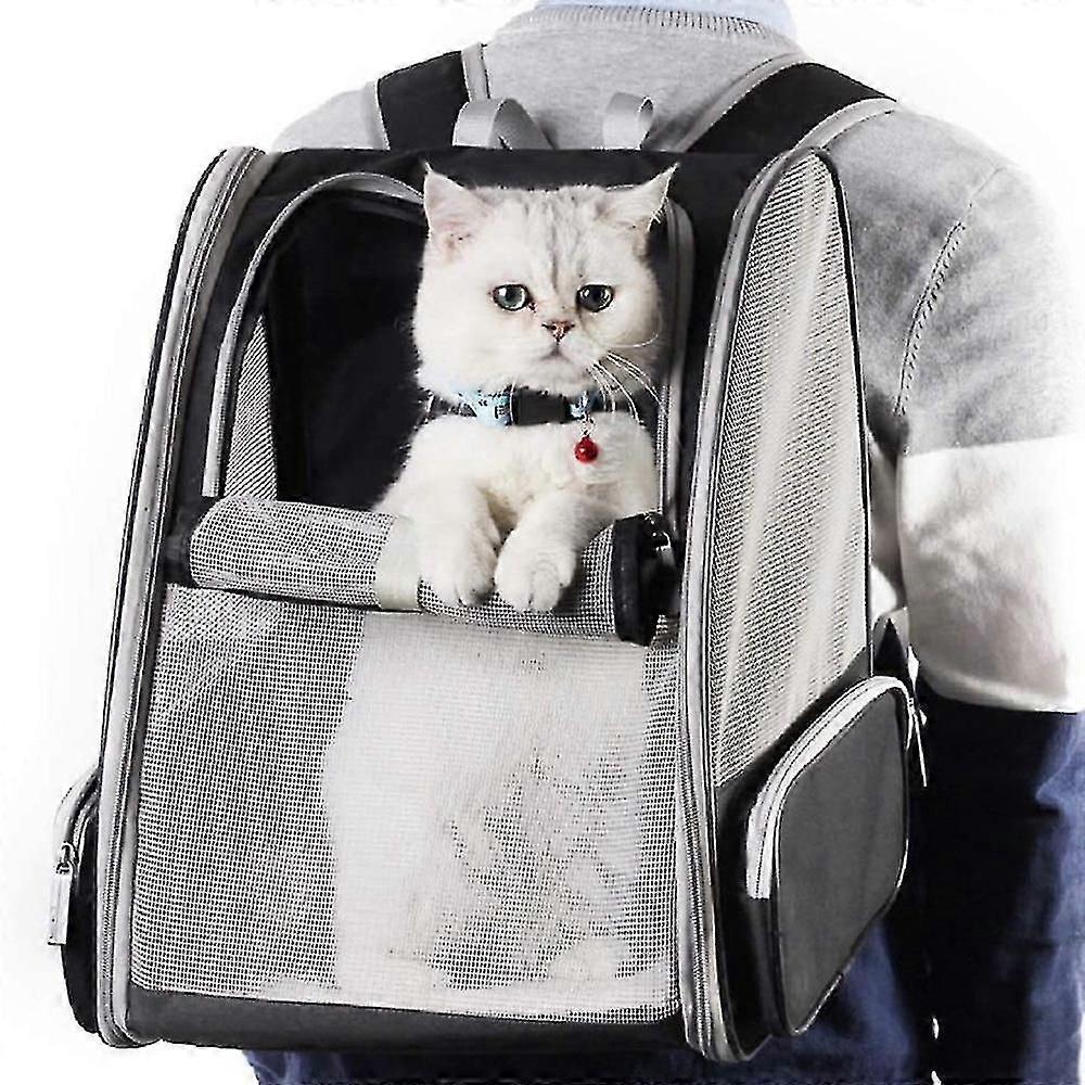 Pet Backpack For Small Cats Dogs Ventilated Design, Collapsible