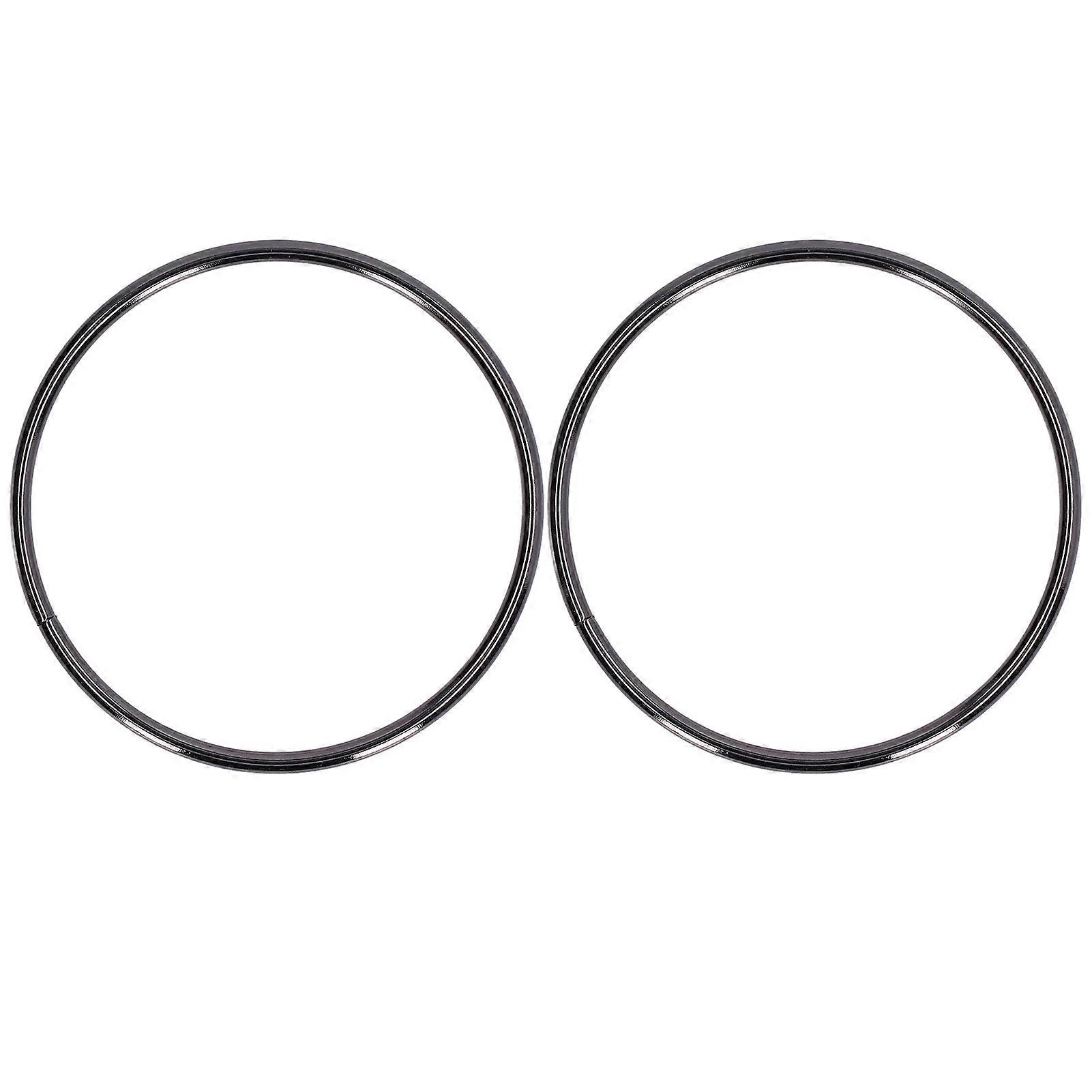 2PCS Handbag Handles DIY Accessories Fine Workmanship Round Shape High Hardness Bag HandlesGray