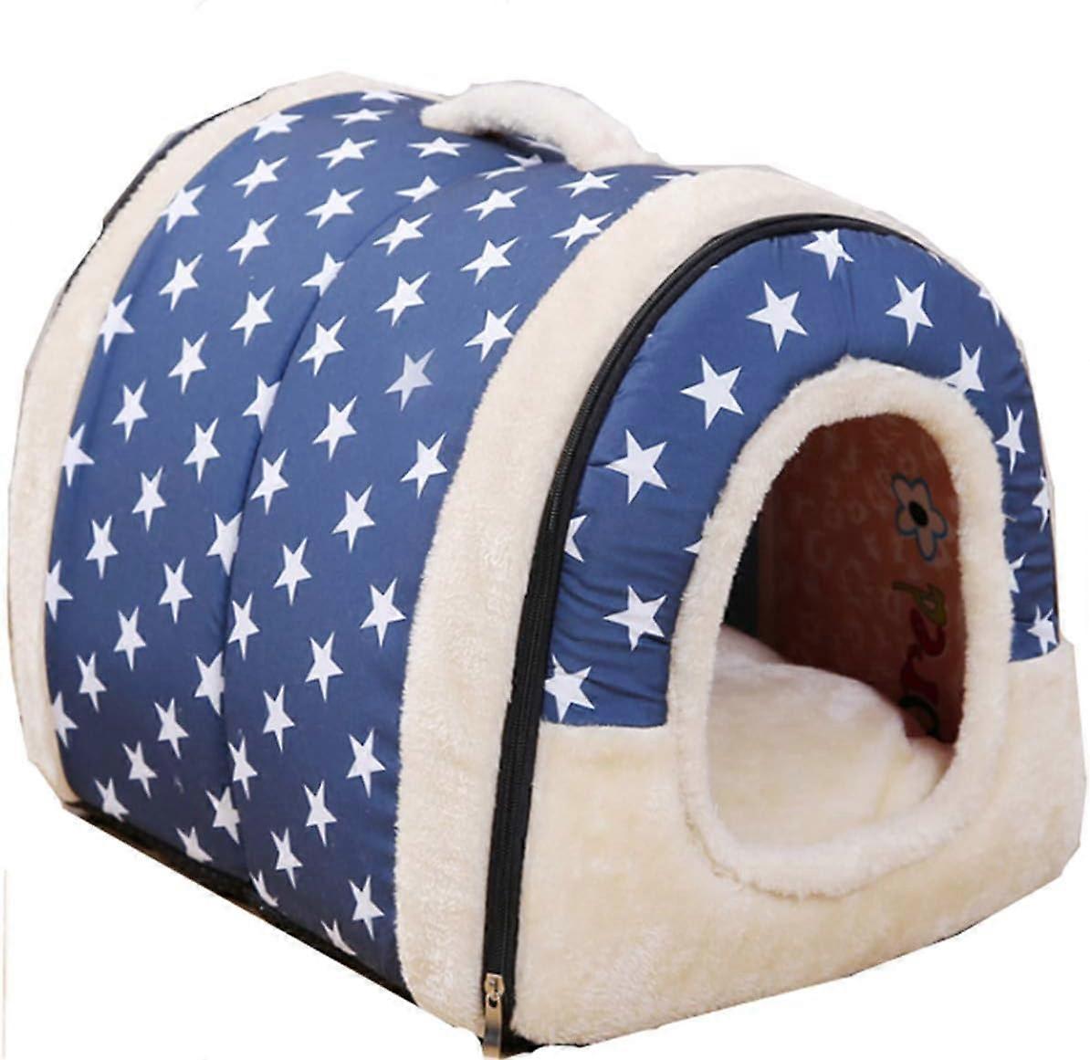 2-in-1 Pet Nest-Soft and Warm-Non-Slip-Foldable-Winter and Summer-Soft and Comfortable Sleeping Bag-Size
