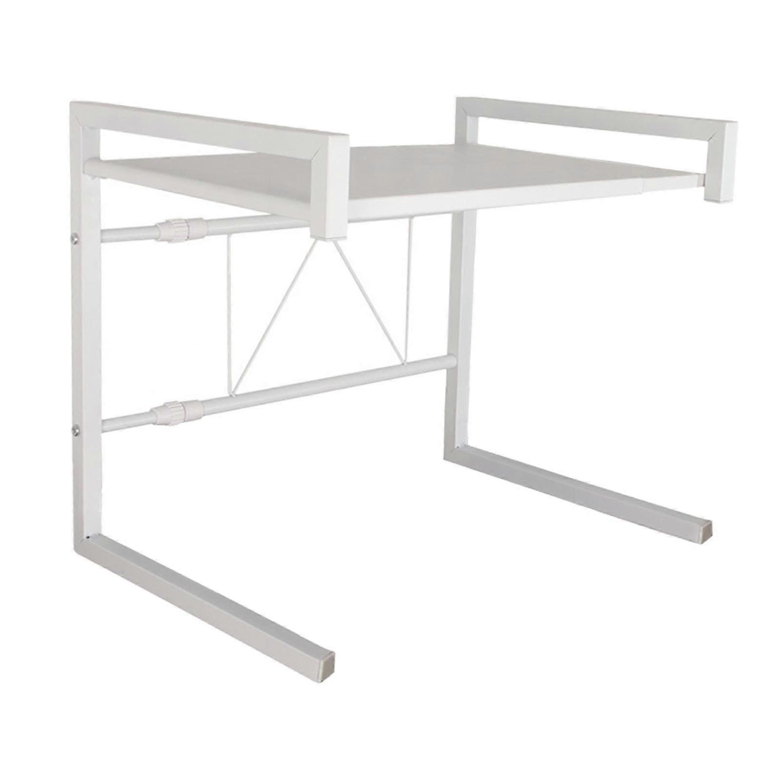 Utvidbart mikrobølgestativ Solid mikrobølgeovnhylle for retter hjemme