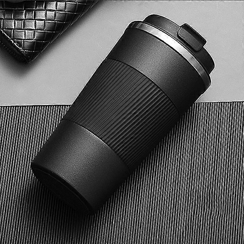510ml Double Stainless Steel 304 Coffee Thermos Mug Leak-Proof Non-Slip Car Vacuum Flask Travel Thermal Cup Water Bottle