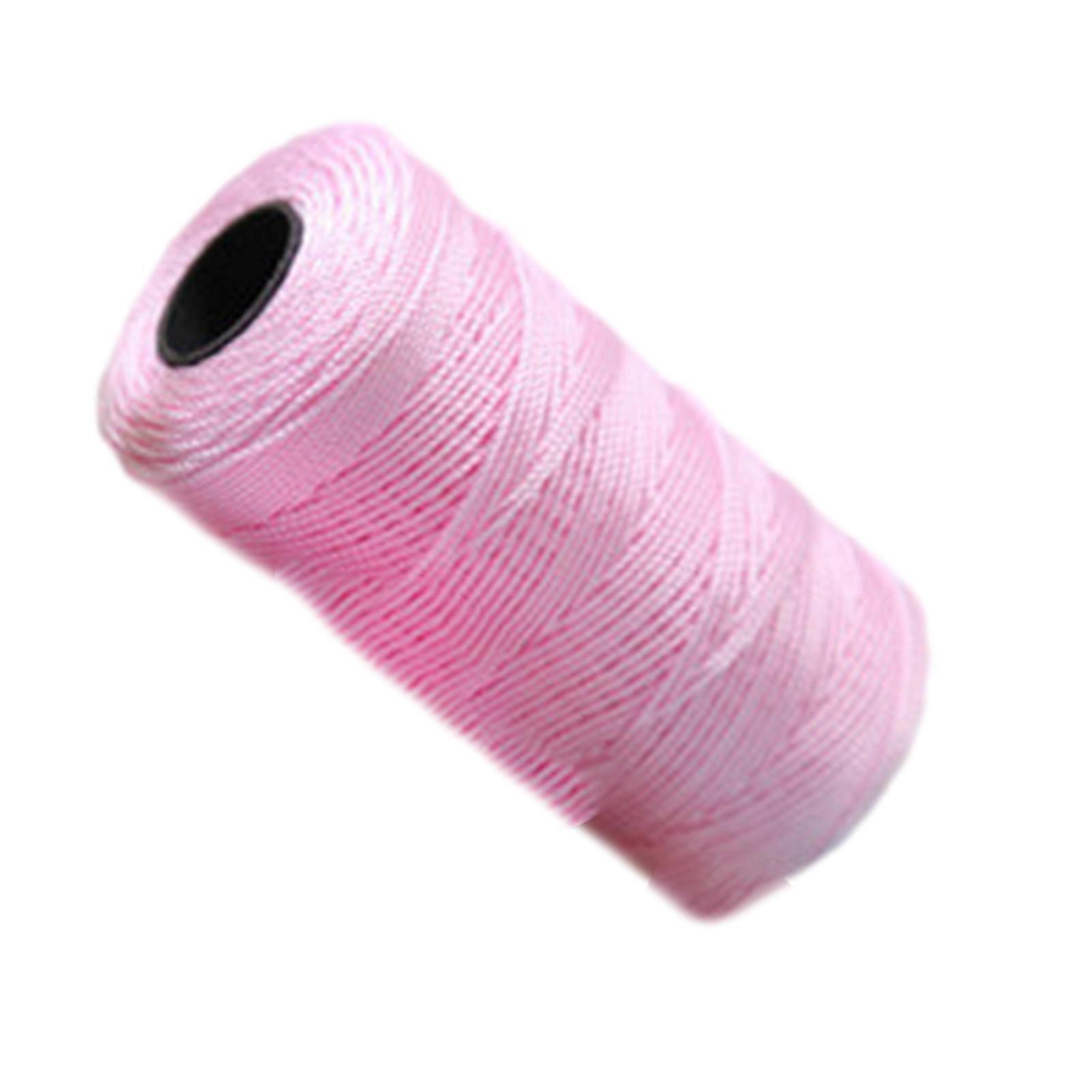 Polyester Threads for Hand Stitching Quilting Sewing Machine Twine Twisted Thread String Professional Needlework Tool  09 light pink