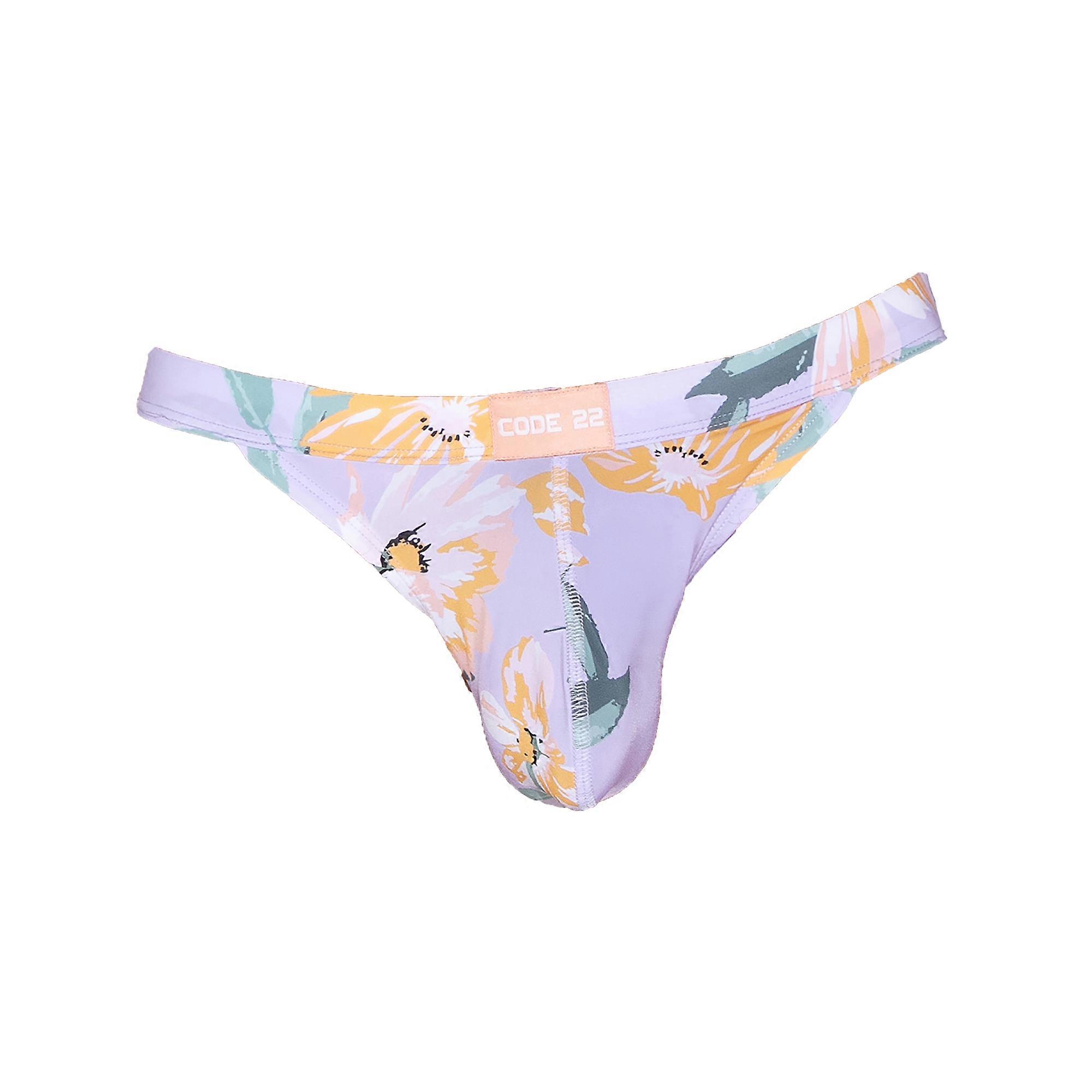 CODE 22 String Secret Garden Lavande | Sous-vêtements pour hommes | String Homme