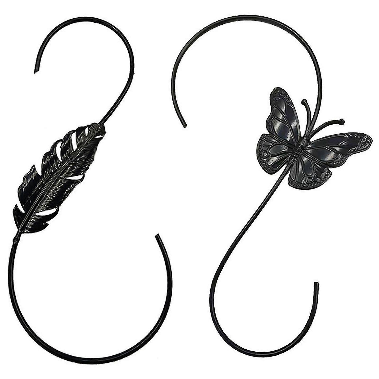 2 Pack Bird Feeder Hanger 12" S Hook for Hummingbird Feeders Garden Plants
