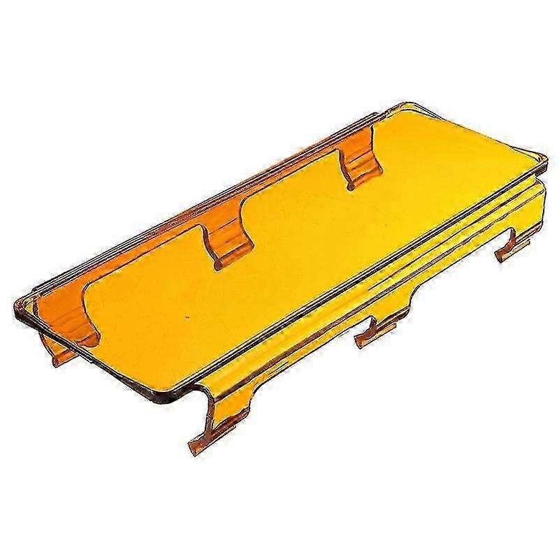 8 polegadas curva LED Work Light Bar Lens Cover ATV UTV Offroad 4WD âmbar yuante