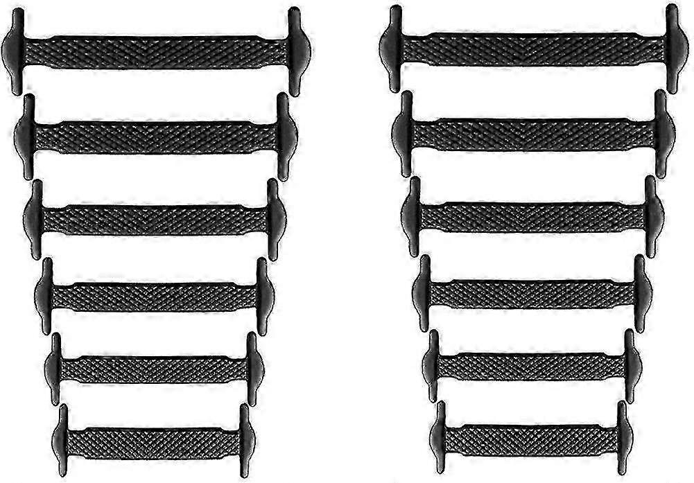 Silicone Shoe Laces, Waterproof Flat Stretchy Elastic Strings, Walking Athletic Gift