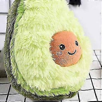 Cute Avocado Plush Toy Mini Comfort Food Pillow Plushie, Soft Fruit Stuffed Cushion Doll Bedroom Decoration Gift 11.81 Inches/30 cm