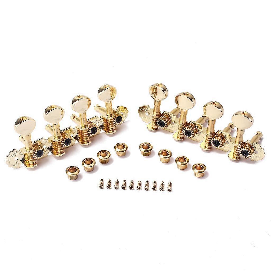 1 Set 4R4L Tuning Pegs Tuning for Mandolin 8 Strings Guitar Accessory 4.6 x 1