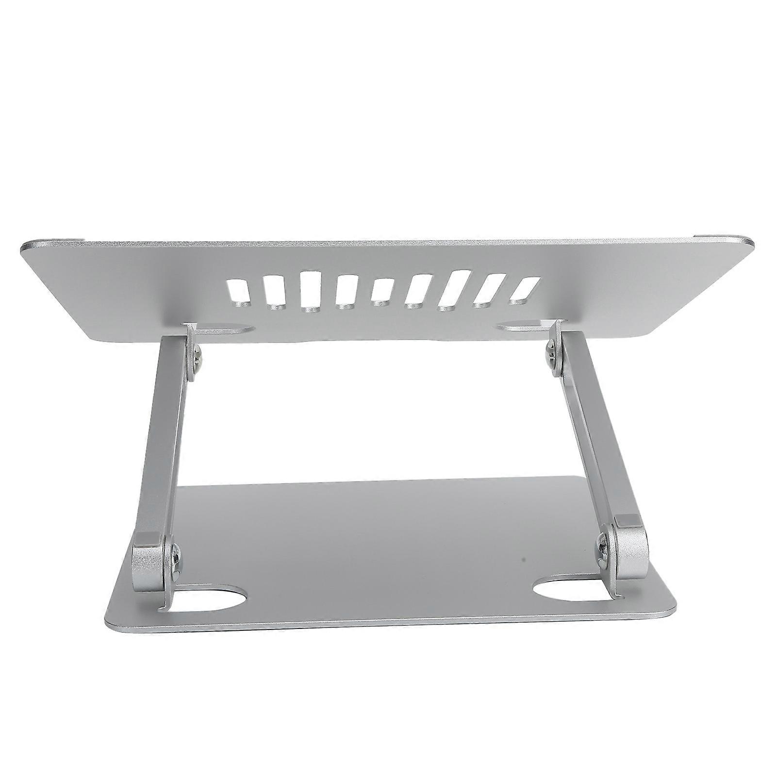 Foldable Aluminum Laptop Stand Silver for 11-15.6in Notebooks