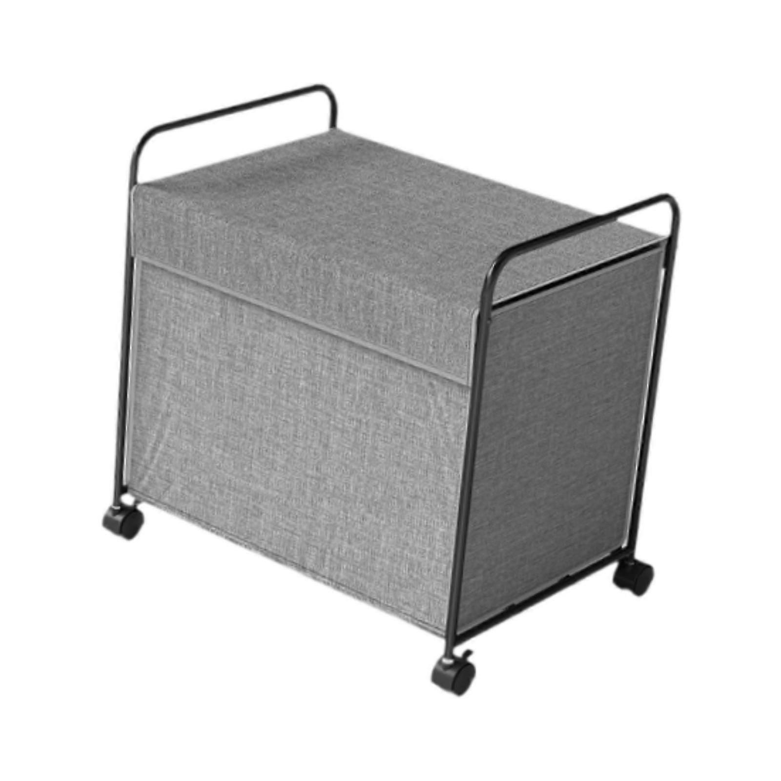 Laundry Basket with Wheels Multiuse Storage Bin for College Bedroom Bathroom