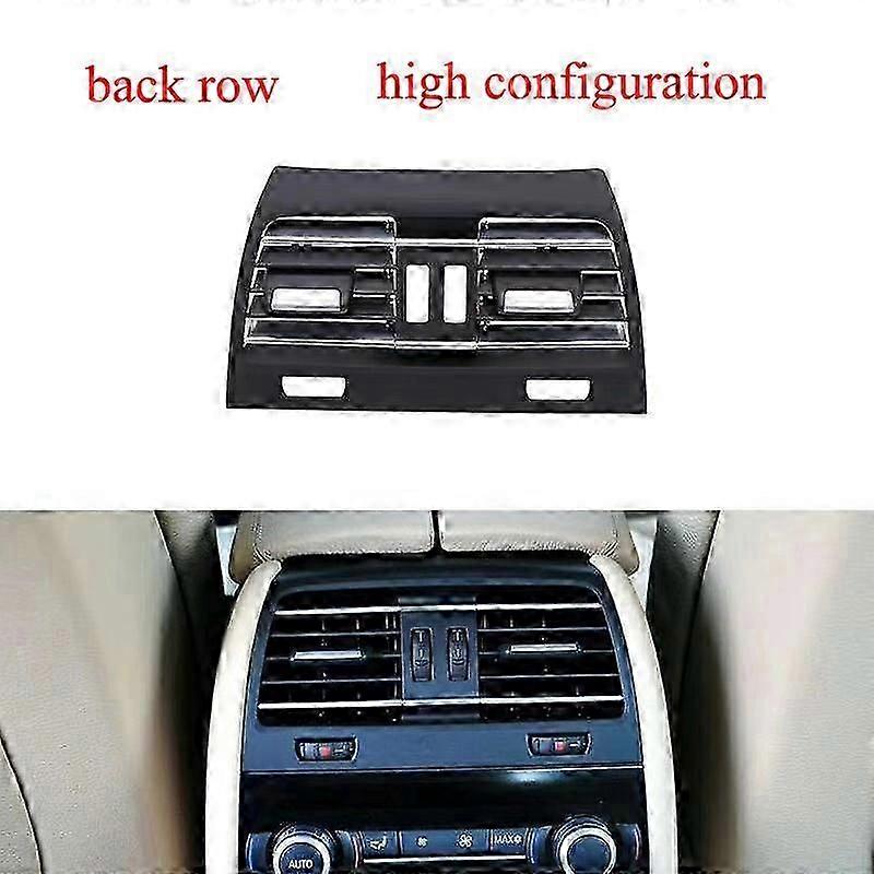 Front Row Wind Left Center Right Air Conditioning Vent Grill Outlet With Chrome Plate For BMW 7 Series F02 730 735 745 750