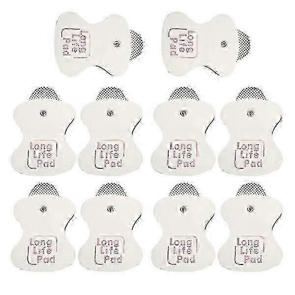 オムロンマッサージャーロングライフパッド10個の10x電極交換