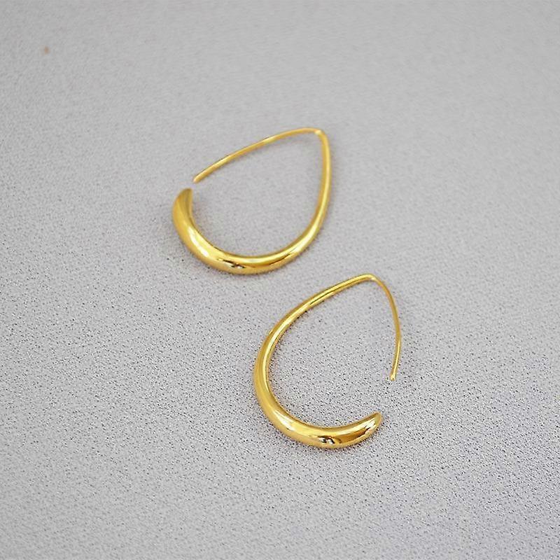 Simple Korean Water Drop Earrings, Personality Temperament, Versatile Earrings, Women'S Cold Wind Elongated Face Temperament, Earrings, Earrings.