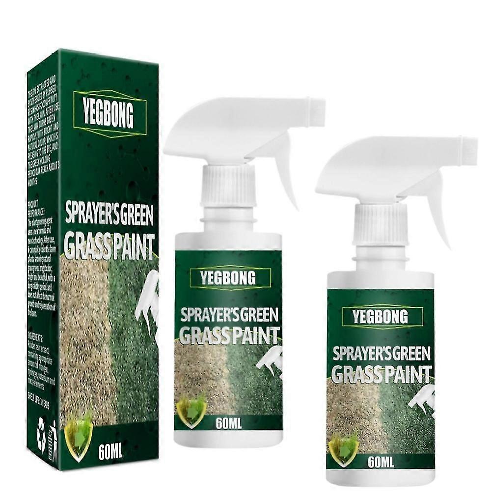 2pcs Tools Sprayers Green Grass Paint Lawn Paint Lawn Colorant Grass Paints