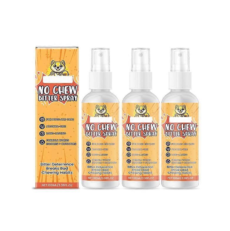 1/2/3PCS No Chew Spray for Dogs & Cats,Bitter Apple Spray for Dogs to Stop Chewing