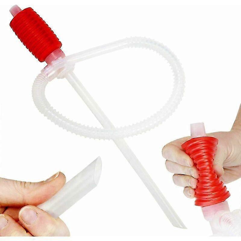 ガソリン、燃料、または液体の汲み上げおよび移送用の手動サイフォンポンプ - 芝刈り機用の大型サイフォン