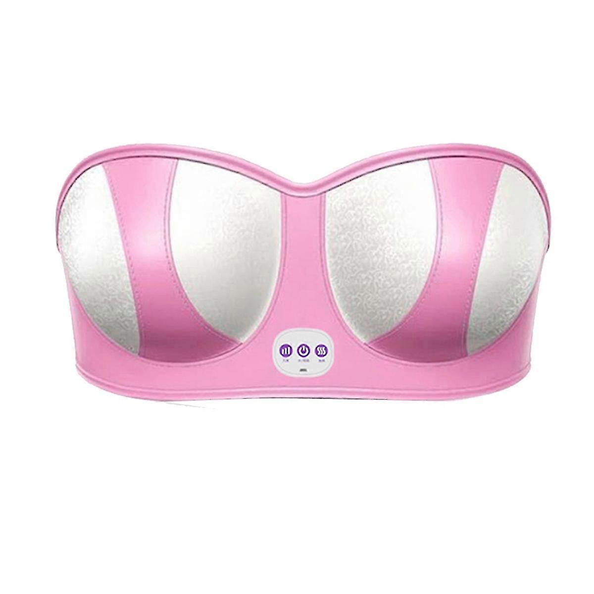 Rechargeable USB Breast Massager Bra with Multi-Function Massage and Electric Features