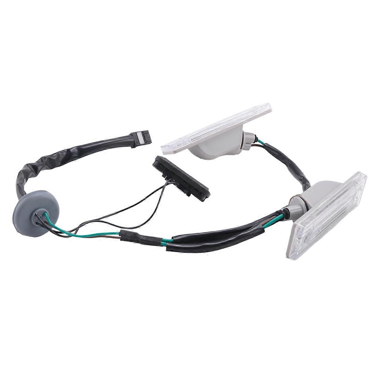 Rear Back License Plate Light With Trunk Switch Button For Number Plate