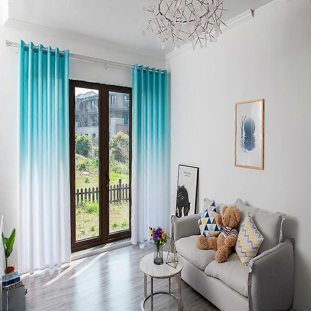 Leaves Sheer Curtain Window Voile Drape Valance 1 Panel Fabric pp104