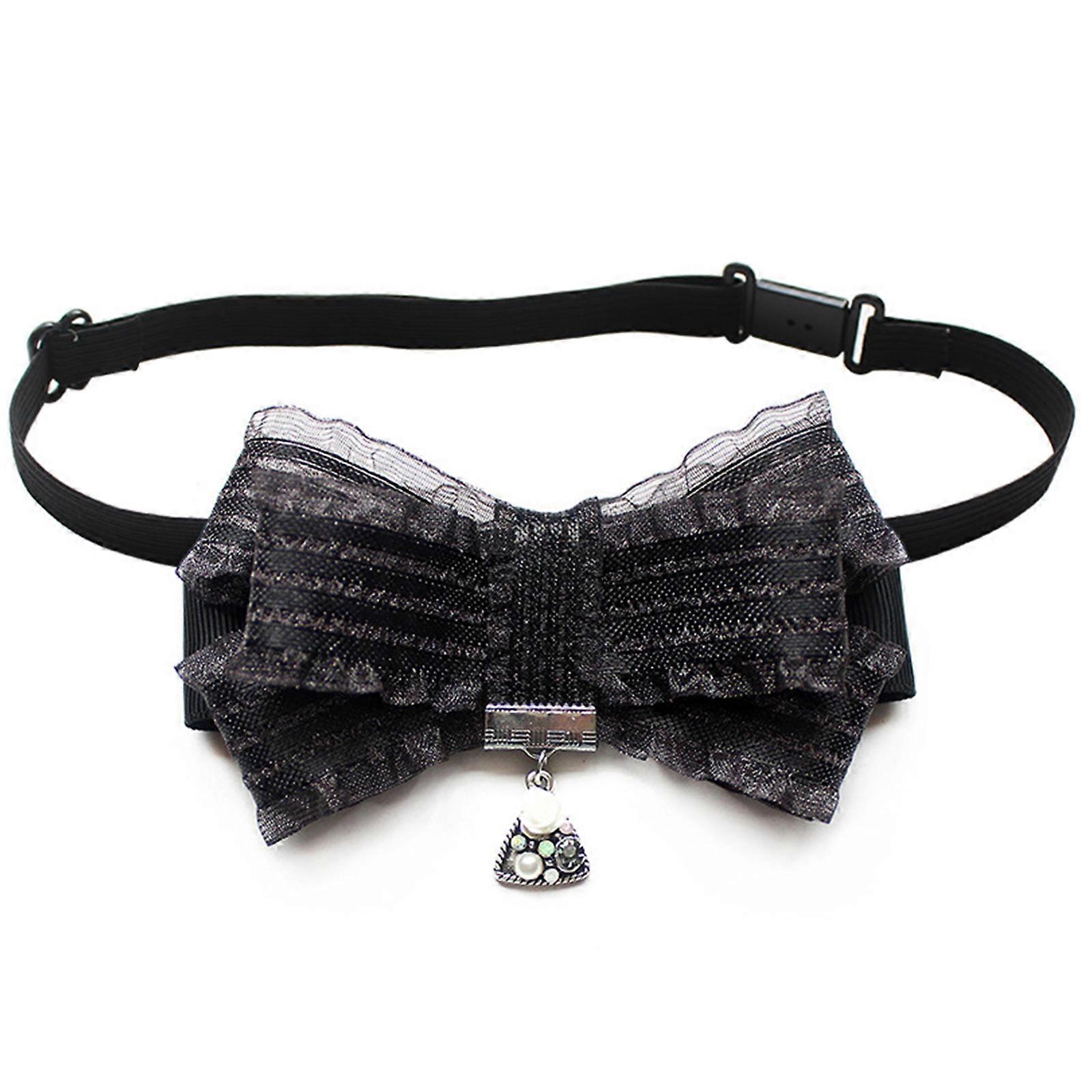 Floral παπιγιόν πουκάμισο πουκάμισο γιακά καρφίτσες καρφίτσες για θηλυκή κορδέλα παπιγιόν κολάρο κολάρο καρφίτσα για κορίτσια σχολικές στολές διακοσμήσεις