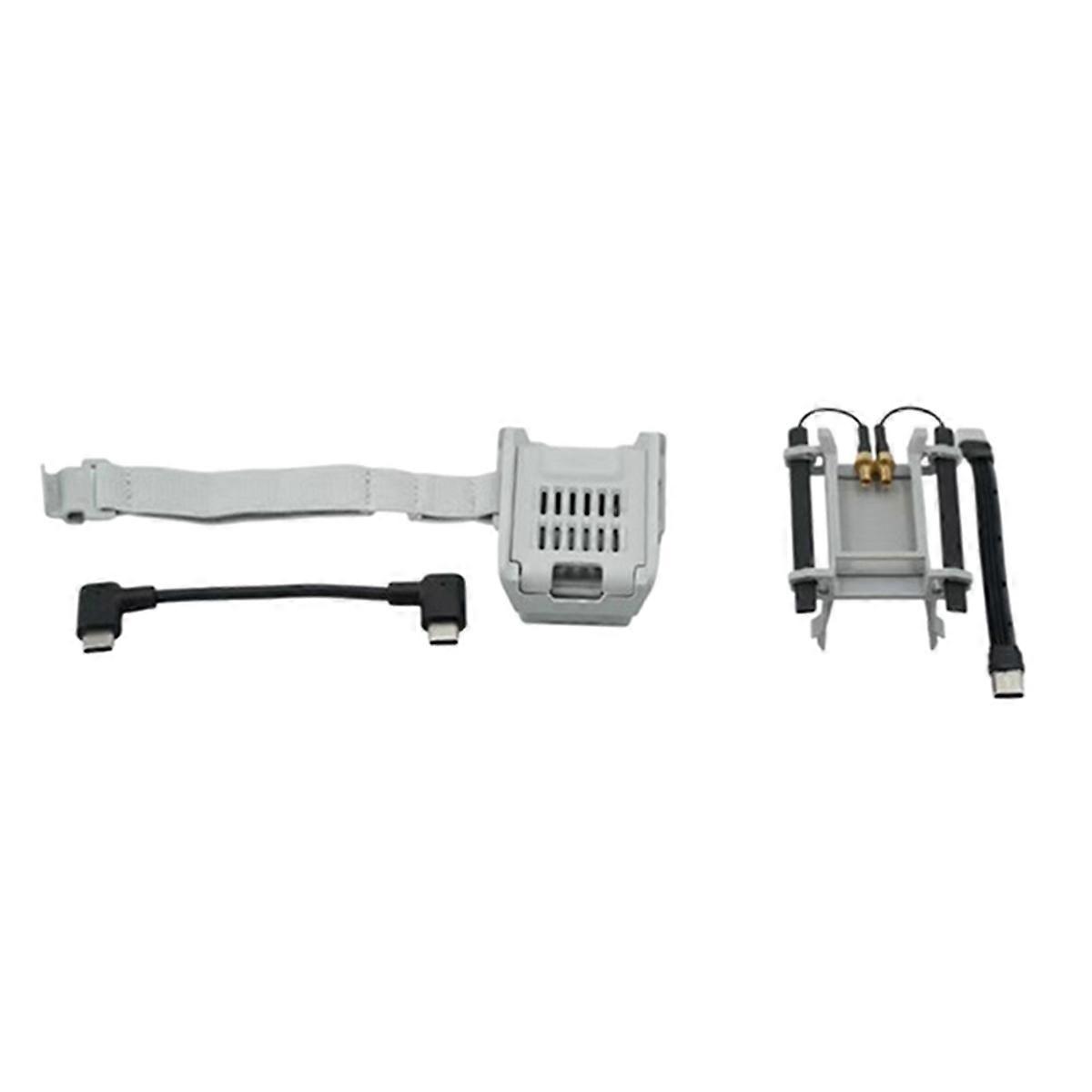 For Flip 4G Module Installation Kit with Fixed Holder, Bottom Mount, Data Cable, and Antenna Drone