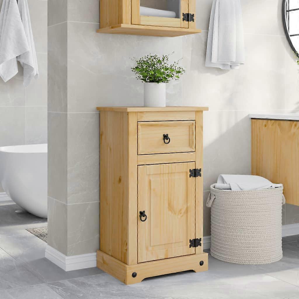 Corona Bathroom Cabinet 45x33x80 cm Solid Pine Wood