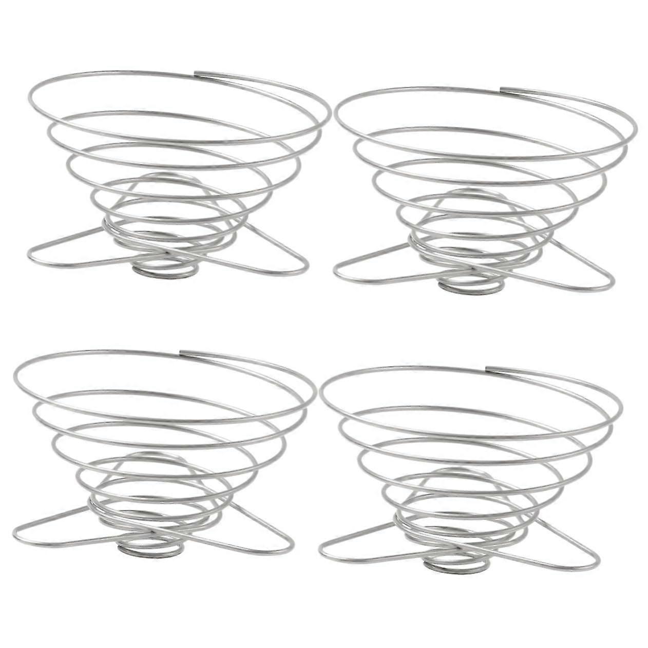 4 pcs Small Reusable Convenient Coffee Filter Holder for Household Home