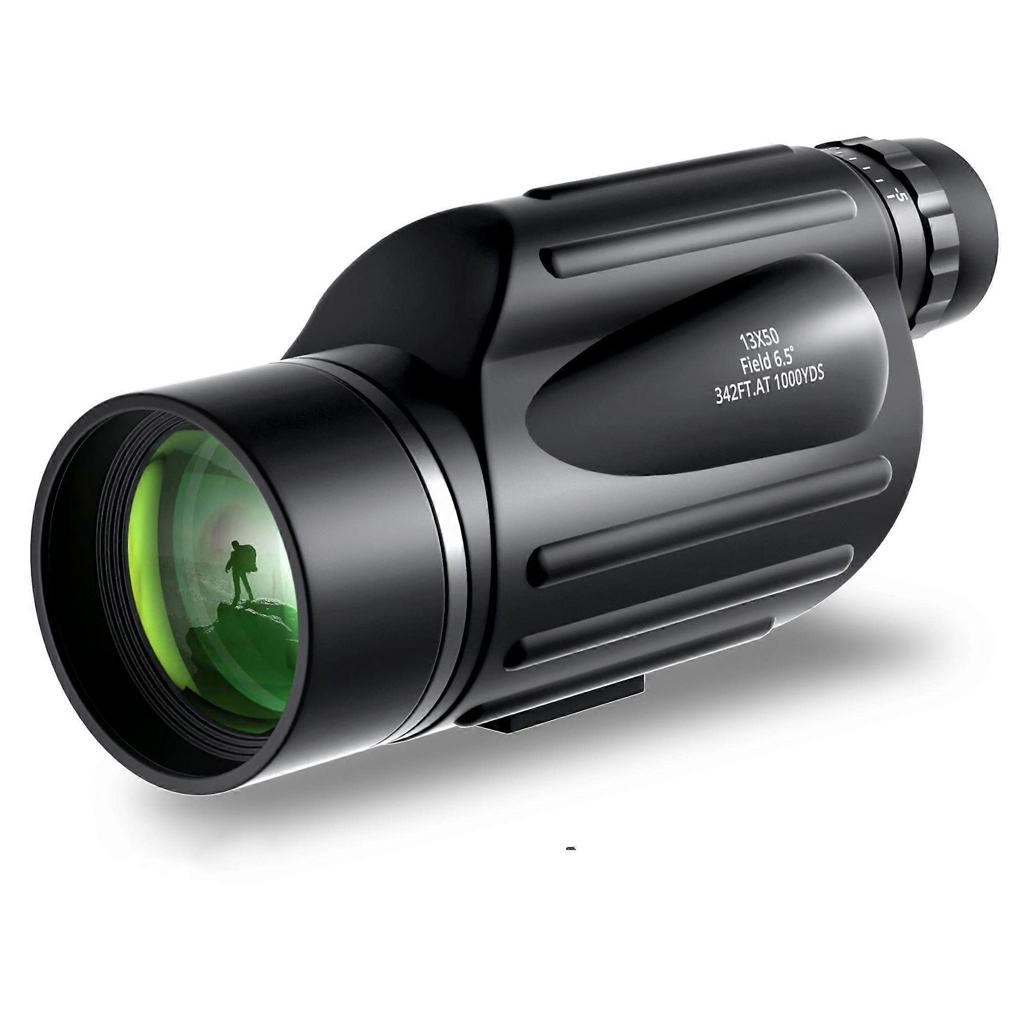 Monocular Telescope - High Power Zoom Monocular with BAK4 Prism, FMC Lens, Handle, Smart phone Adapter for Bird Watching Hunting Hiking Camping Travel